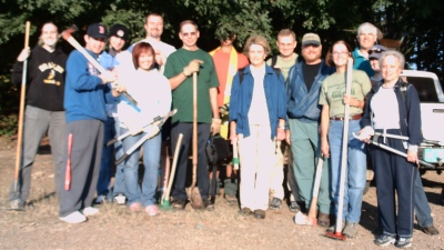 Group photo of the Opening Day crew (less the leader, who was behind the camera).