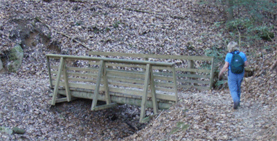 A bridge along the Thunder Rock Express Trail