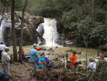 Snacks by the Upper Falls