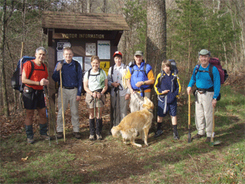 Low Gap Trailhead for Big Frog Trail