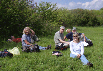 Lazying around at Bob Bald