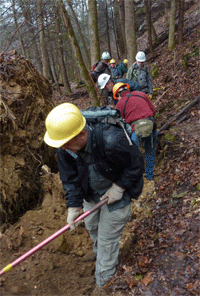 Filling in the giant hole on the old JMT/BMT