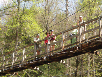 Suspension Bridge over Toccoa River