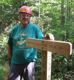 New BMT Sign at Sledrunner Gap