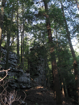 Rock chimneys